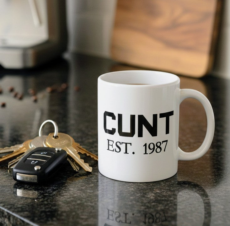 Persolalised Birth Date C**T 11oz Mug