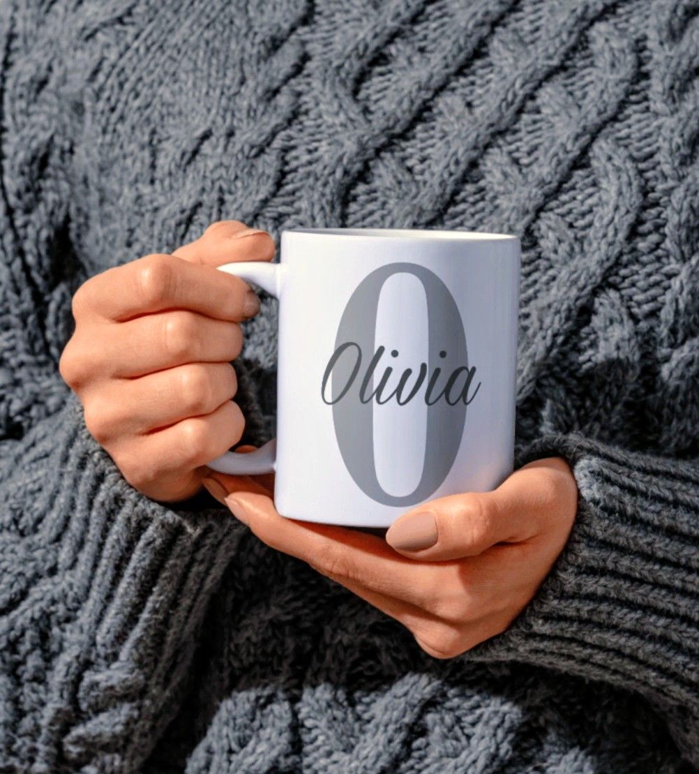 Name & Initial Sublimated 11oz Mug