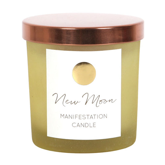 New Moon Wild Orange Crystal Chip Candle