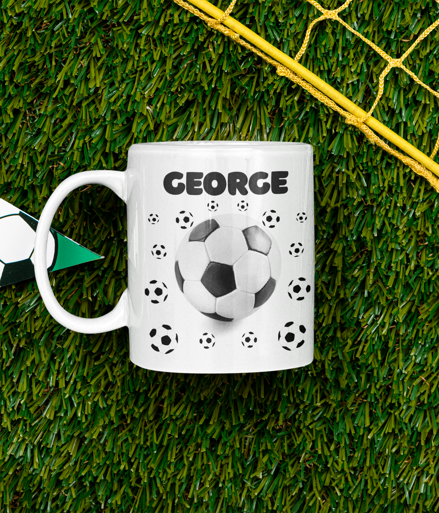Personalised 110z Football Mug