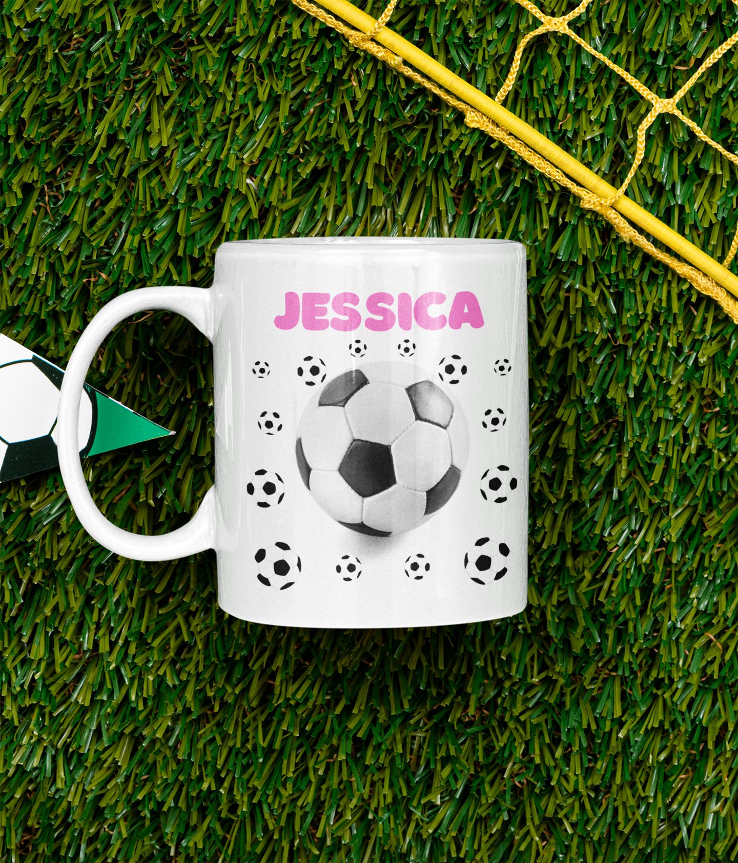 Personalised 110z Football Mug