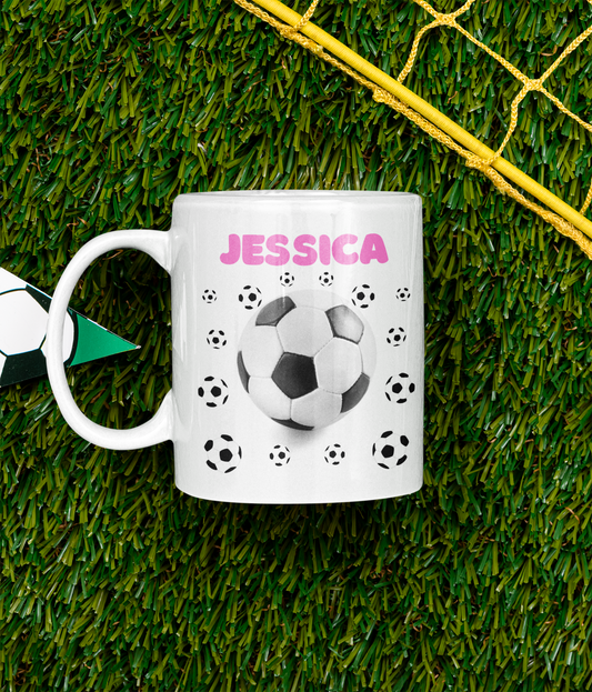 Personalised 110z Football Mug