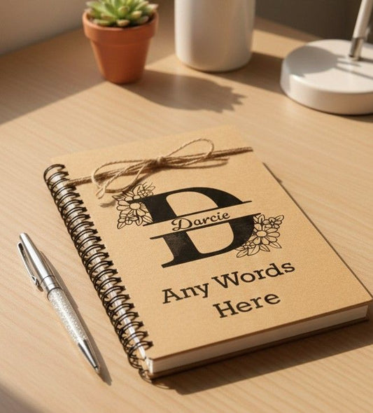 Personalised Vinyl Printed A5 Sketch Book